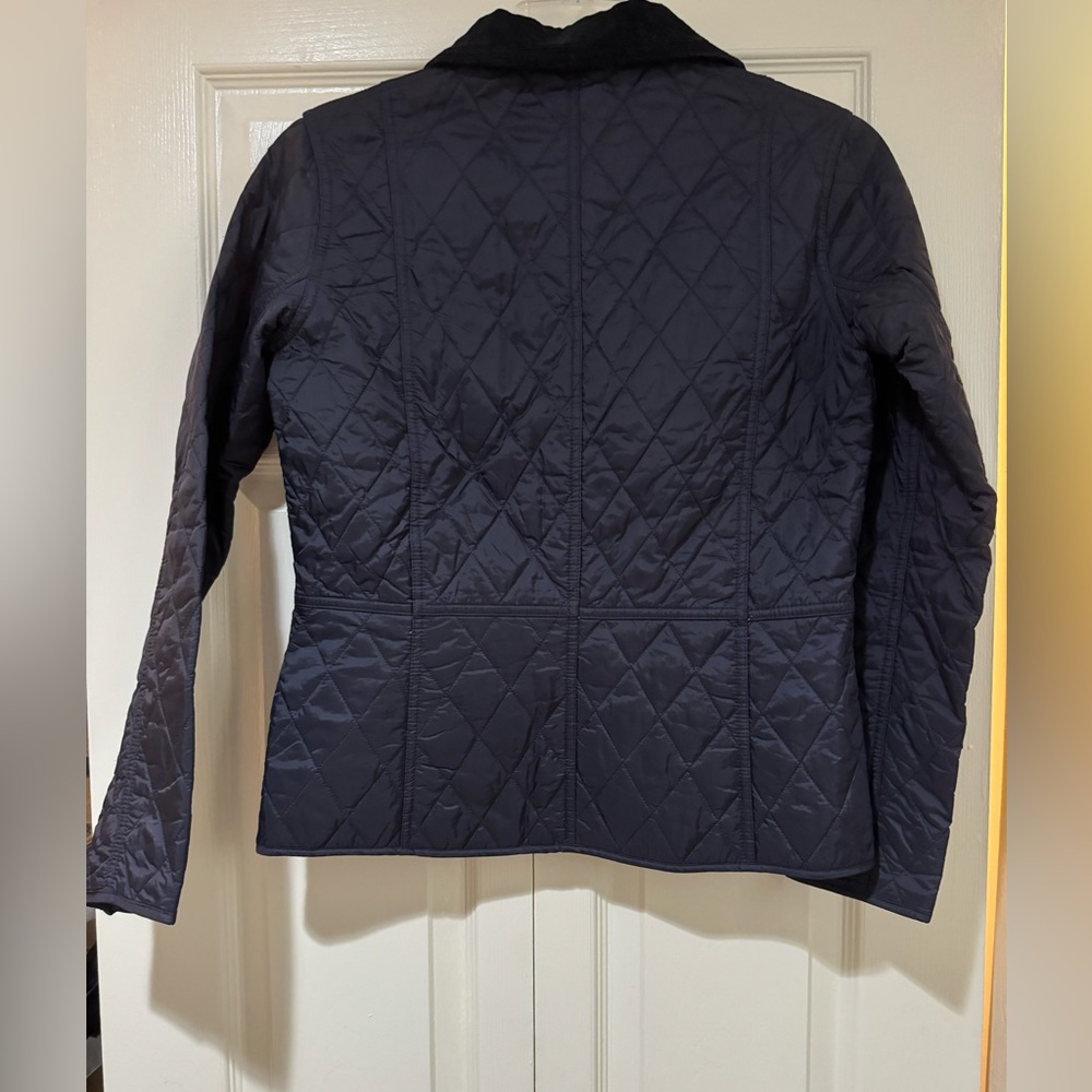 Barbour Quilted Jacket with corduroy collar